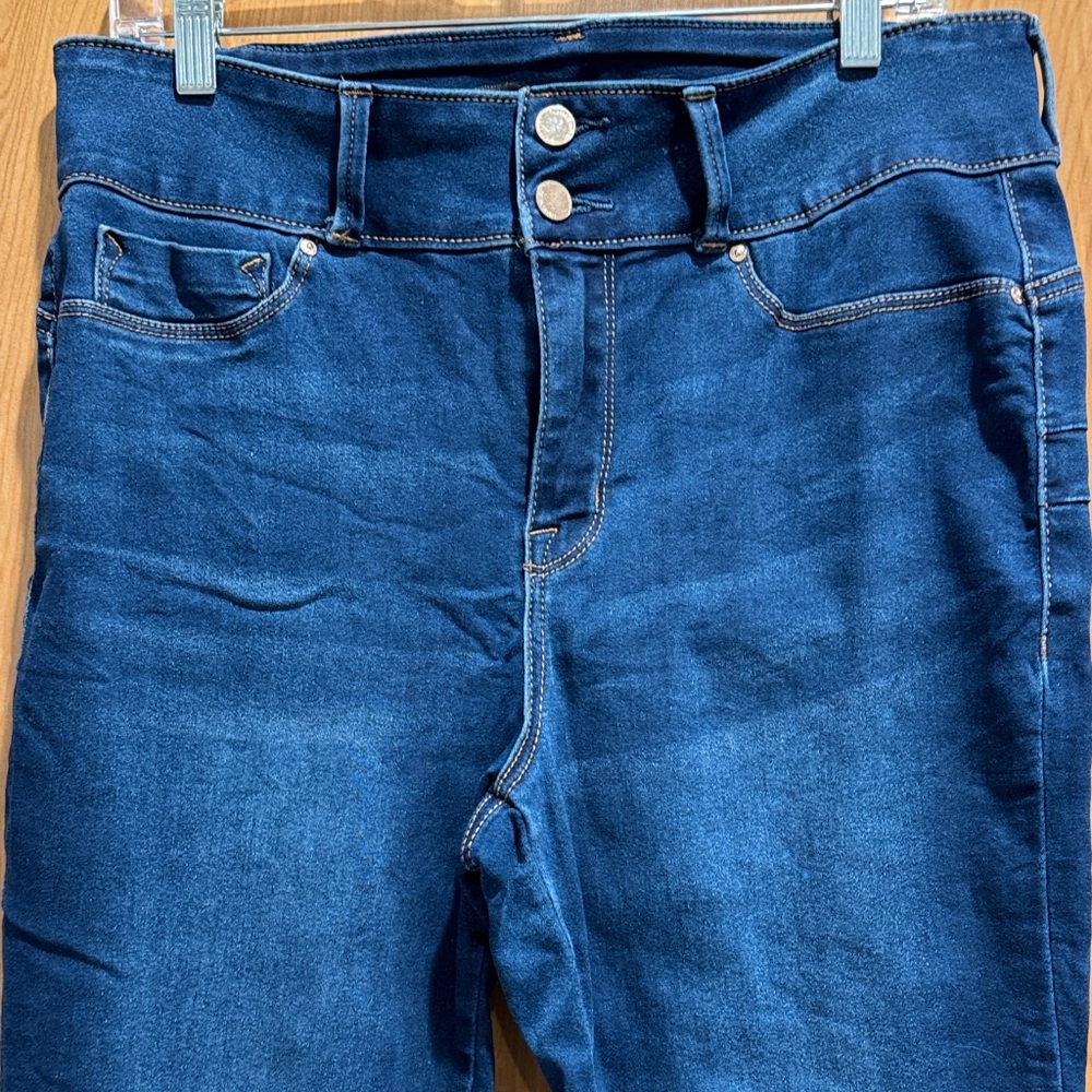 Seven7 High Rise Women's Jeans in Dark Blue - Picture 3 of 7